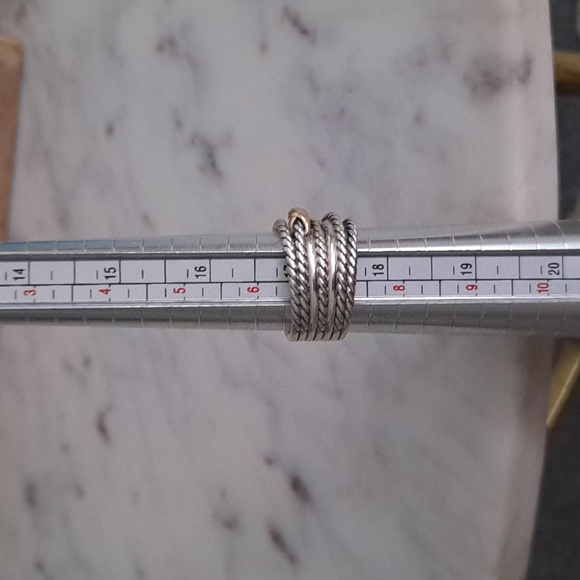 Authentic David Yurman Double X Crossover ring - Picture 9 of 16